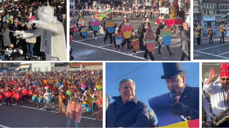 Cambia la classifica della sfilata di carnevale, le scuole intresi superano Pallanza